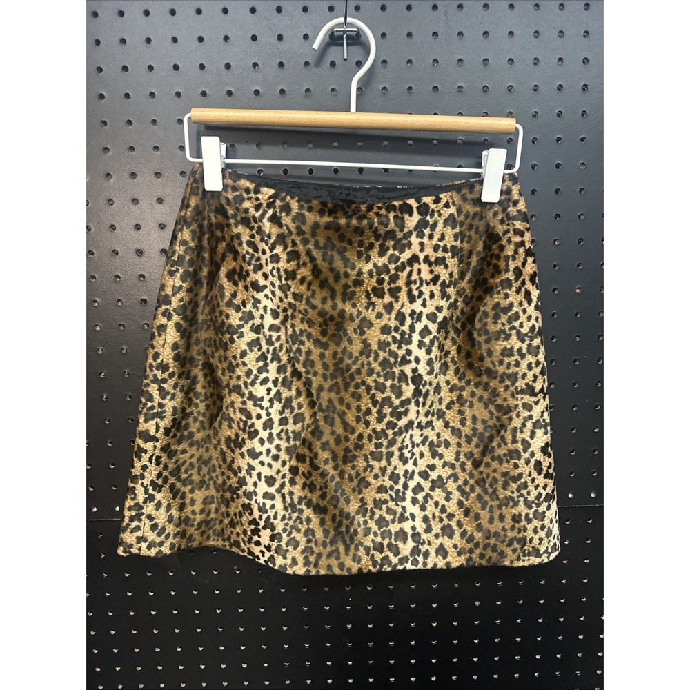Women's Hugo Buscati Animal Print Size 2 Lined Skirt (133)‎
